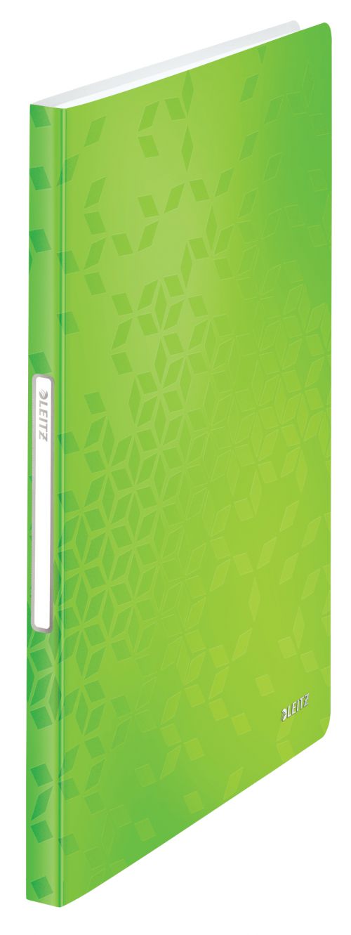 Leitz WOW Display Book Polypropylene. 40 pockets. 80 sheet capacity. A4. Green