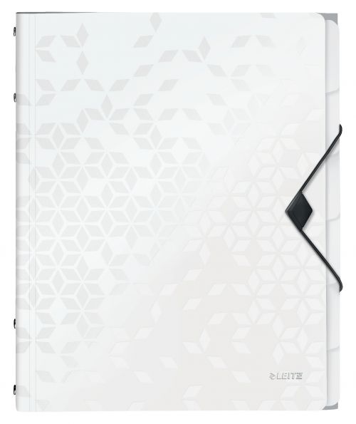 Leitz WOW Divider Book. Polypropylene. 6 tabbed dividers. A4. White