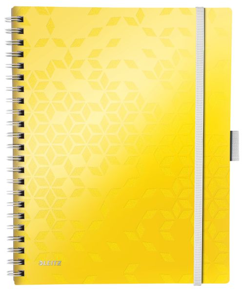 LEITZ BeMob Book A4 PP WOW ruled yellow - Outer Carton of 6