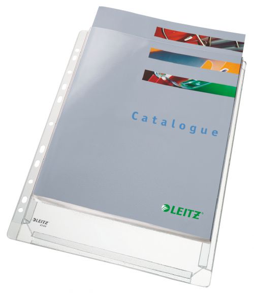 Leitz Expanding Pocket Premium A4 PVC 170Mic Transparent PK5 - 47563003