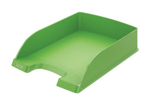 Leitz Plus Letter Tray, Standard. A4. Light Green - Outer carton of 5