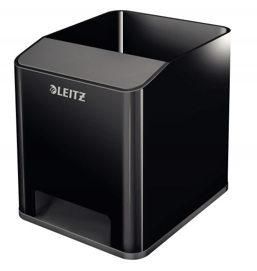 Leitz Sound Pen Holder Black - Outer carton of 4