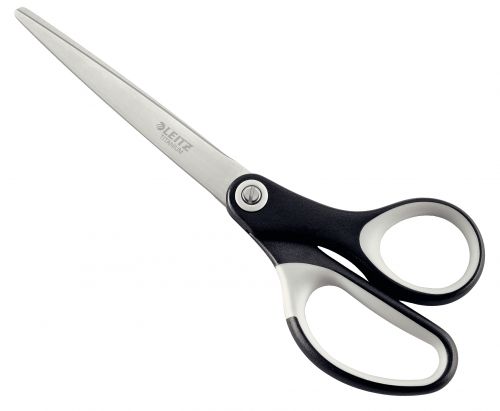 Leitz Titanium Quality Scissors 180 mm. In blister pack. Black