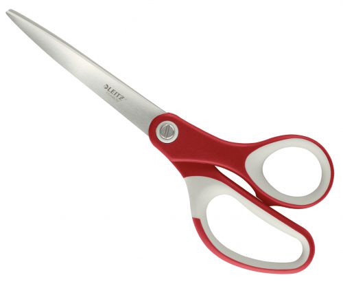 Leitz Titanium Quality Scissors 205 mm. In blister pack. Red