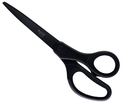 Leitz Titanium Non Stick Quality Scissors. 205 mm. In blister pack. Black