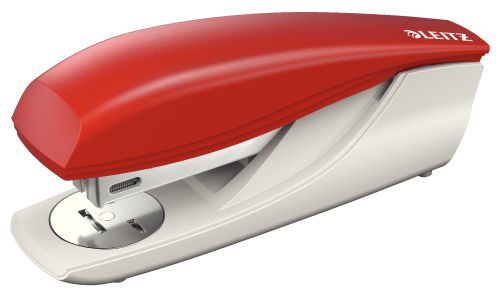 Leitz NeXXt Office Stapler 30 sheets. Includes staples, in cardboard box. Red