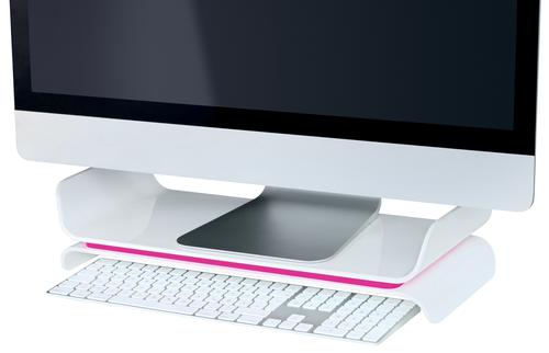 Leitz Ergo WOW Adjustable Monitor Stand Pink 31359J