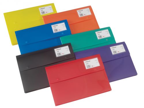 Rexel Wallet Superline Random Colour A4 - Outer carton of 15