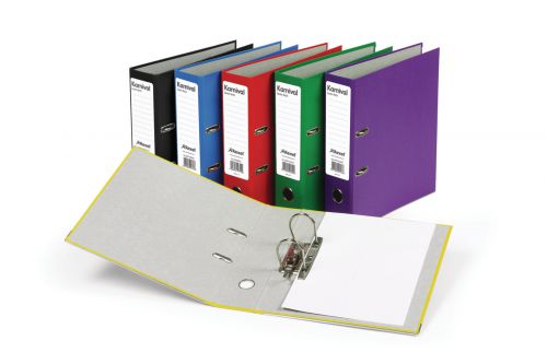 Rexel A4 Lever Arch File; Assorted Colours; 75mm Spine Width; Karnival; Pack of 10