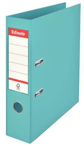 Esselte Colour'Ice Lever Arch File A4, Polypropylene, 75mm, Blue - Outer carton of 10