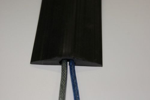Kensington Rubber Cable Cover Double Channel 2x10mm 1.5m Length Black 59101