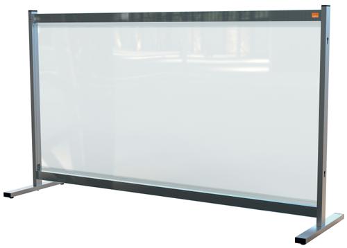 Nobo 1915548 Premium Plus Clear PVC Protective Desk Divider Screen 1470x860mm
