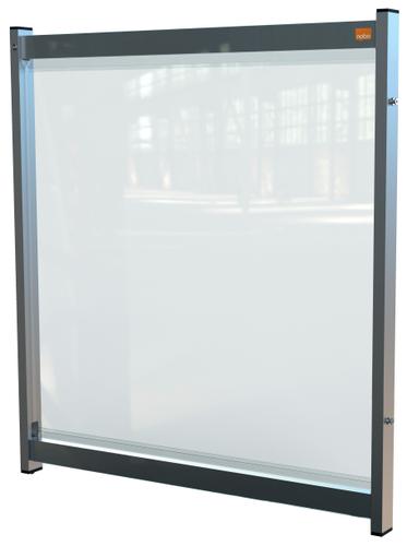 31189J - Nobo 1915550 Premium Plus Clear PVC Modular System Desk Divider Screen 750x820mm