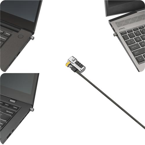 Kensington K68105EU ClickSafe Universal Combination Laptop Lock” 32001J