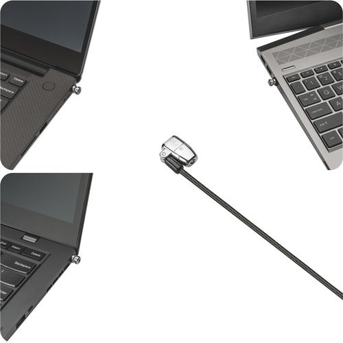Kensington  K68102EU ClickSafe 2.0 3-in-1 Keyed Laptop Lock | 32269J | ACCO Brands