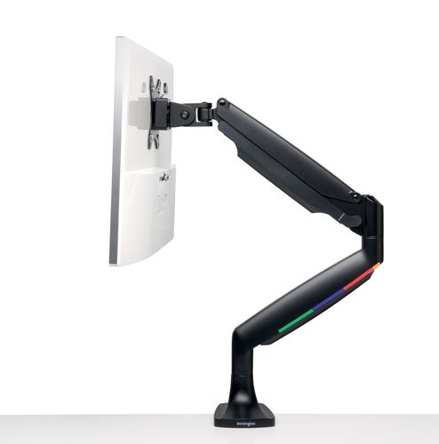 Kensington SmartFitÂ® One-Touch Height Adjustable Single Monitor Arm Black