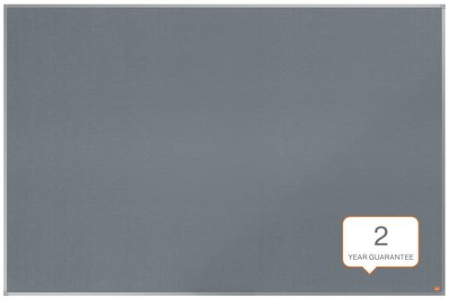 ValueX Grey Felt Noticeboard Aluminium Frame 1800x1200mm 1915440 ACCO Brands