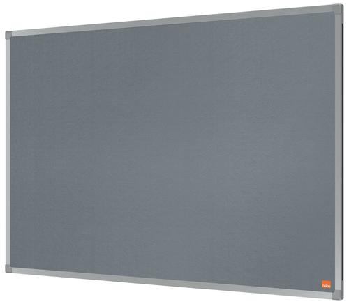 85646AC | Felt notice board with an anodised aluminum trim and fixed by a through corner wall mounting. Excellent felt notice board surface to pin and display your notices. Size: 900x600mm.