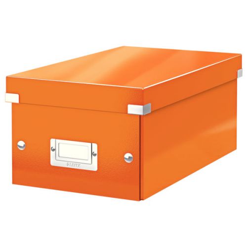 Leitz Click & Store DVD/Media Storage Box Orange