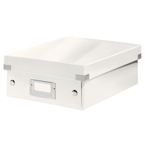 Leitz WOW Click & Store Small Organiser Box, White