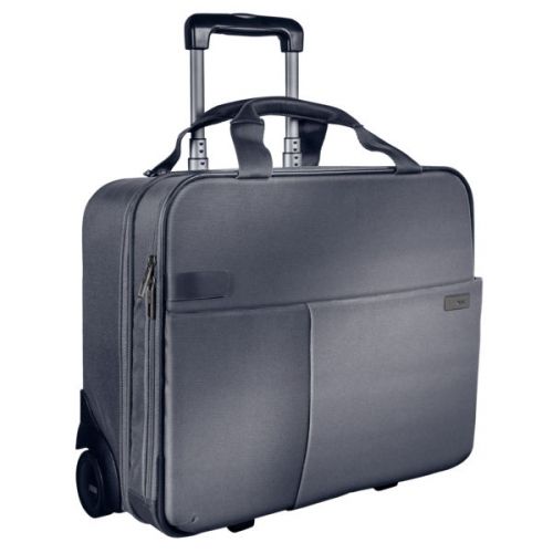 Leitz Complete Carry-On Trolley Smart Traveller Cabin size for 15.6” laptop Silver