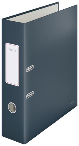 Leitz 180° Cosy Lever Arch File Soft Touch A4, 80mm width, Velvet Grey - Outer carton of 6