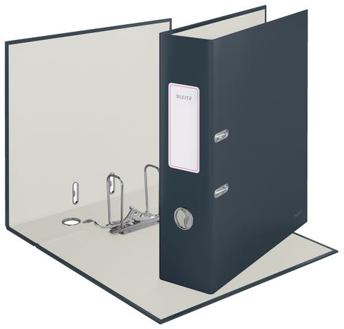 Leitz Lever Arch File 180 Cosy A4 80mm Velvet Grey (Pack 6) - 10610089 21538AC Buy online at Office 5Star or contact us Tel 01594 810081 for assistance