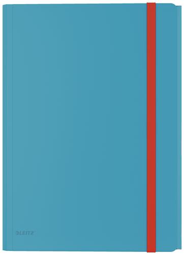 Leitz Cosy Mobile 3-Flap Folder with Pocket A4, Calm Blue - Outer carton of 10