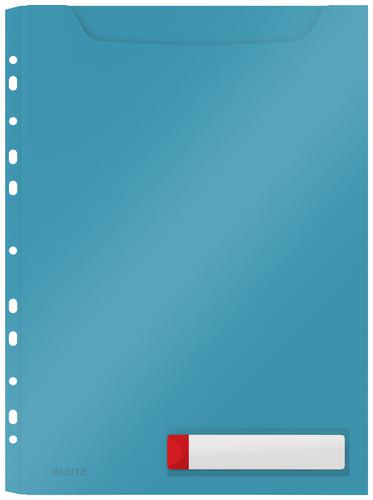Leitz Cosy Privacy High Capacity Pocket File A4, Calm Blue - Outer carton of 12