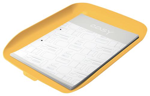 Leitz Cosy Letter Tray A4. Warm Yellow Letter Trays LT1216