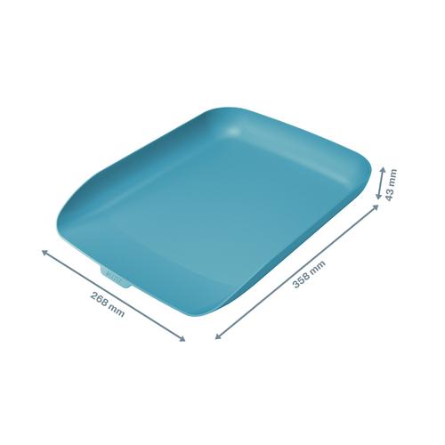 Leitz Cosy Letter Tray A4. Calm Blue Letter Trays LT1217