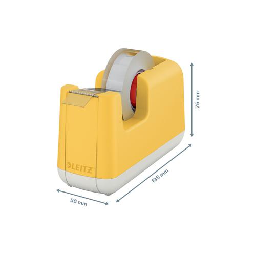 Leitz Cosy Tape Dispenser Warm Yellow Tape Dispensers TD2135