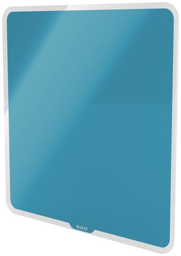 Leitz Cosy Magnetic Glass Whiteboard 45 x 45 cm Calm Blue 32668J