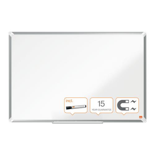 31799J - Nobo Premium Plus Steel Magnetic Whiteboard 900x600mm