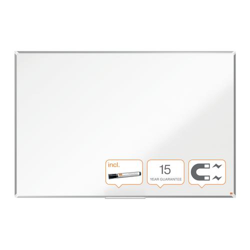 Nobo Premium Plus Steel Magnetic Whiteboard 1800 x 1200mm 1915161 NB60833 Buy online at Office 5Star or contact us Tel 01594 810081 for assistance