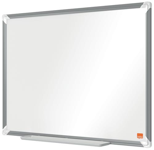 Nobo Premium Plus Non Magnetic Melamine Whiteboard Aluminium Frame 600x450mm 1915166  54716AC