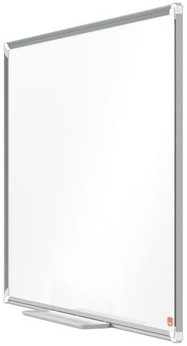 Nobo Premium Plus Non Magnetic Melamine Whiteboard Aluminium Frame 900x600mm 1915167 ACCO Brands