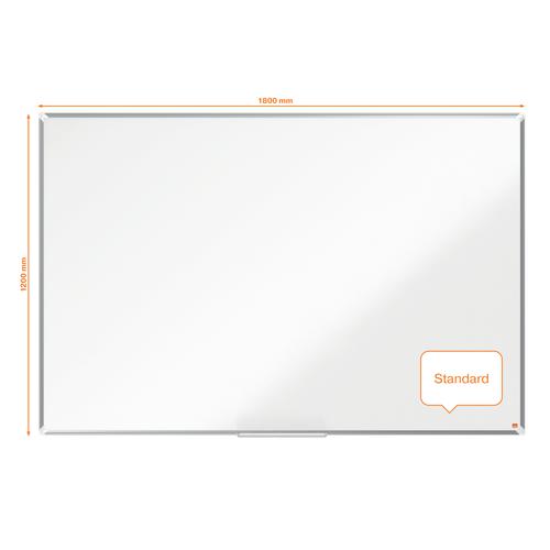 Nobo Premium Plus Melamine Whiteboard 1800x1200