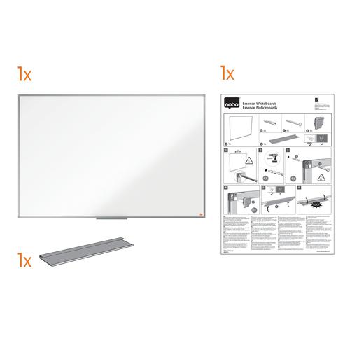 Nobo Essence Melamine Whiteboard 1500 x 1000mm 1915207 NB60879 Buy online at Office 5Star or contact us Tel 01594 810081 for assistance