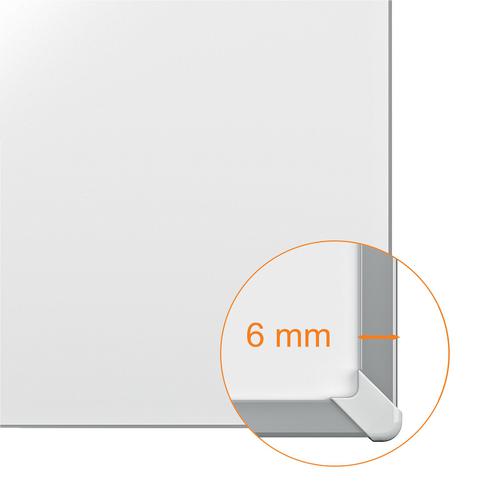 Nobo Impression Pro Magnetic Enamel Whiteboard Aluminium Frame 2400x1200mm 1915400 54513AC
