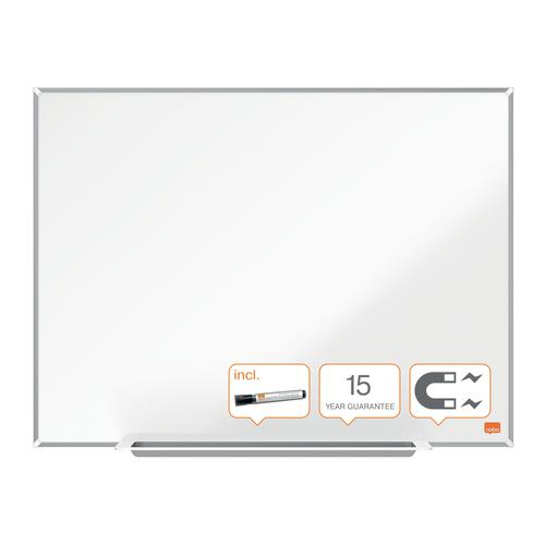 Nobo Impression Pro Magnetic Nano Clean Whiteboard Aluminium Frame 600x450mm 1915401