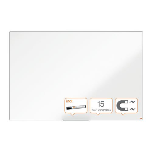 Nobo Impression Pro Magnetic Nano Clean Whiteboard Aluminium Frame 1800x1200mm 1915406 ACCO Brands