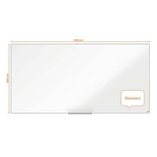 Nobo Impression Pro Magnetic Nano Clean Whiteboard Aluminium Frame 2000x1000mm 1915407 54555AC Buy online at Office 5Star or contact us Tel 01594 810081 for assistance