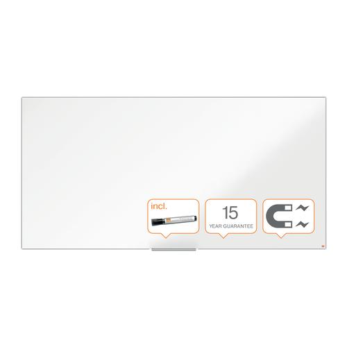 Nobo Impression Pro Magnetic Nano Clean Whiteboard Aluminium Frame 2400x1200mm 1915408 54562AC Buy online at Office 5Star or contact us Tel 01594 810081 for assistance