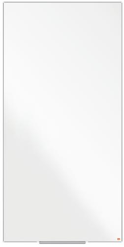 Nobo Premium Plus Non Magnetic Melamine Whiteboard Aluminium Frame 2400x1200mm 1915454
