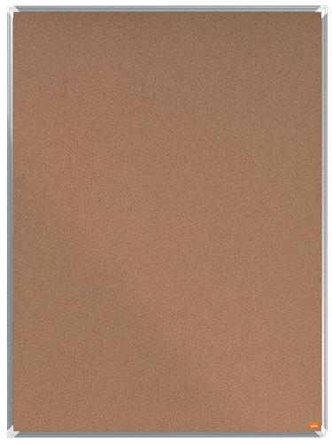 Nobo Premium Plus Cork Noticeboard Aluminium Frame 600x450mm 1915179 55066AC Buy online at Office 5Star or contact us Tel 01594 810081 for assistance