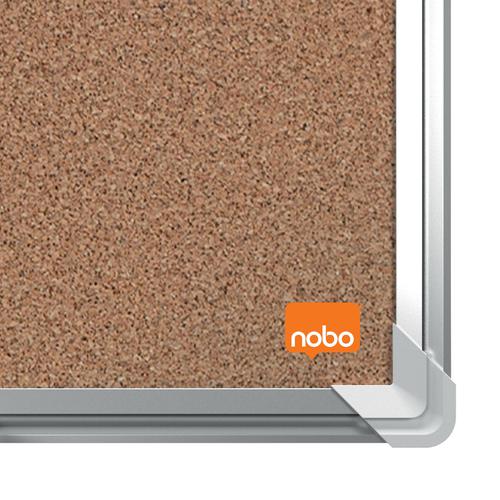 Nobo Premium Plus Cork Noticeboard Aluminium Frame 600x450mm 1915179 ACCO Brands