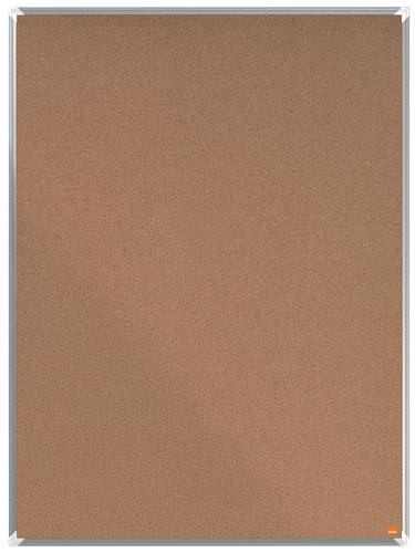 Nobo Premium Plus Cork Noticeboard Aluminium Frame 1500x1200mm 1915183 55094AC Buy online at Office 5Star or contact us Tel 01594 810081 for assistance