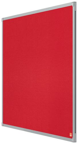 Nobo Essence Felt Notice Board 900 x 600mm Red 1904066 - NB44309