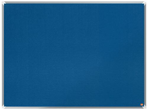 Nobo Premium Plus Felt Noticeboard 1200 x 900 blue Pin Boards NB5120